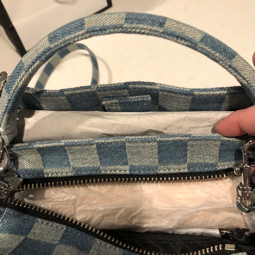 Rebecca Minkoff - Lou Top Handle Denim Crossbody - Picture 6 of 7